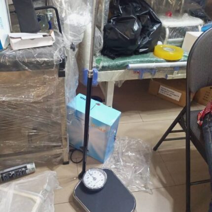 Mechanical Bathroom Scale with Height Rod